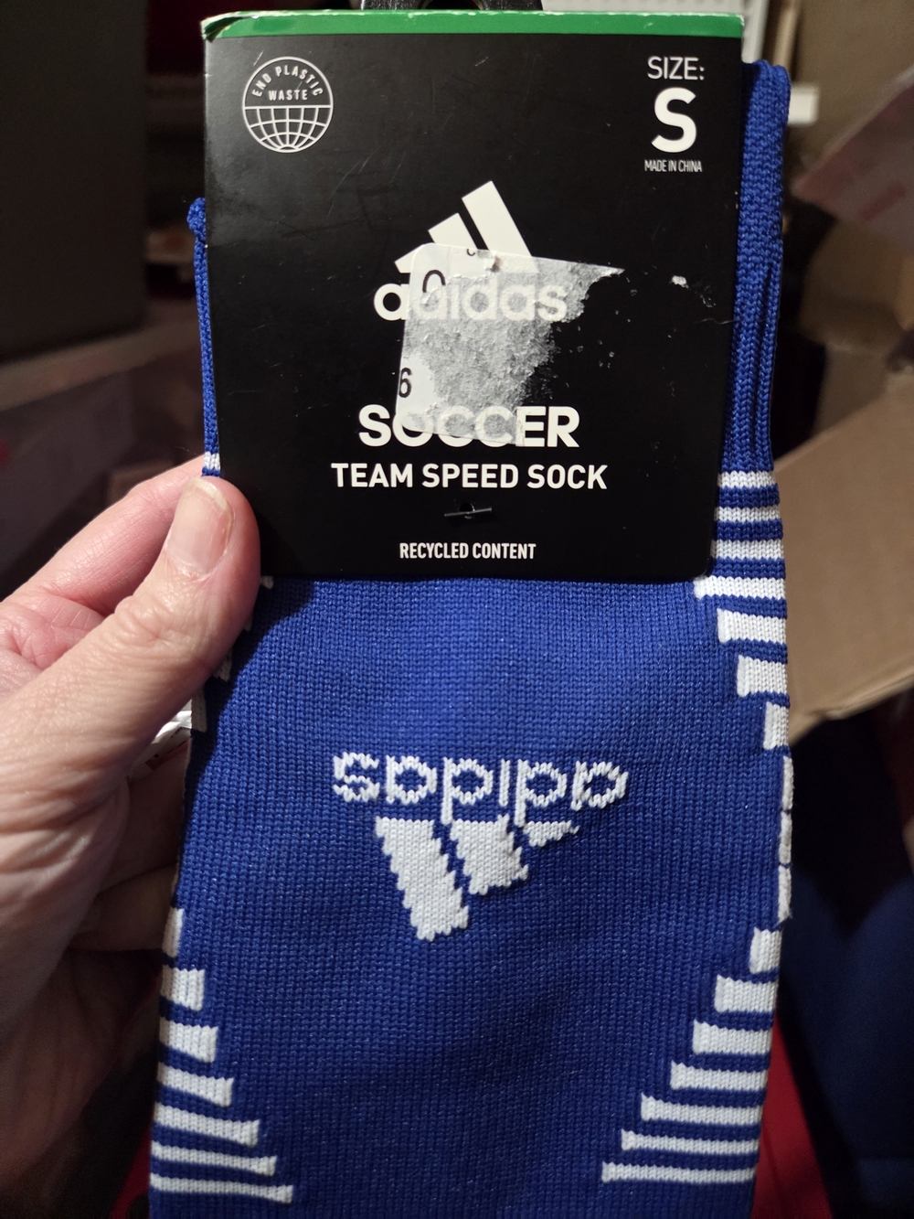 Adidas Team Speed Soccer Socks - Size S